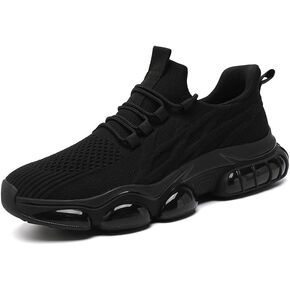 Men's Running Shoes Walking Sneakers Breathable Non Slip Fashion Casual Sport Shoe with Air Cushion Sole Gym Training for All-Day Comfort in Saudi Arabia