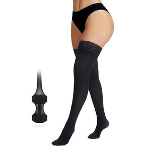 Ultimate Durability Thigh High Stockings for Women, Rip Resistant Lace Tights with Silicone, 60D Stay Up Pantyhose in Saudi Arabia