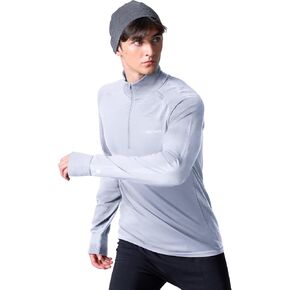 COZYZERO Men’s Merino Wool Long Sleeve Shirt - Midweight Half Zip Top for Hiking, Running, Travel & All-Season Comfort in Saudi Arabia