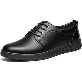 Men's Dress Sneakers Business Casual Shoes Oxfords Men Lace-Up Lightweight Breathable Soft Leather Fashion Style Walking Non-Slip Comfortable Work Formal Office Travel Wedding Driving Footwear in Saudi Arabia