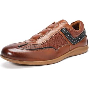 AUSTIN MILL Men’s Slip-On Dress Sneakers, Casual Business Shoes with Premium Leather Upper, Lightweight Comfort Insole, Rubber Outsole for Work Travel in Saudi Arabia