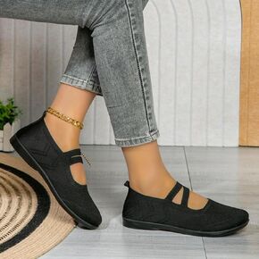 Women's Breathable Mesh Loafers Comfortable Soft Casual Flat Sole Slip-On Lightweight Slip Resistant Shoes in Kuwait