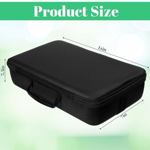 10 Slot Watch Storage Box, Hard Watch Travel Case Bag with Soft Pillow, Watch Display Organizer, Fit Watches Up to 55 mm Face in Saudi Arabia