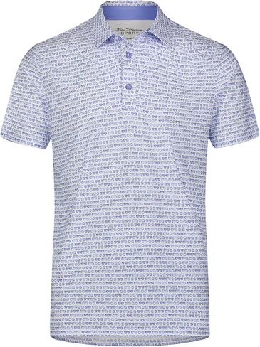 قميص بولو Ben Sherman الرياضي المناسب للرجال - ماص للرطوبة، مقاوم للرائحة، حماية من أشعة الشمس UPF+ in Kuwait