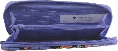 Vera Bradley Icoinic RFID Accordion Wristlet Wallet, Mural Garden in Kuwait