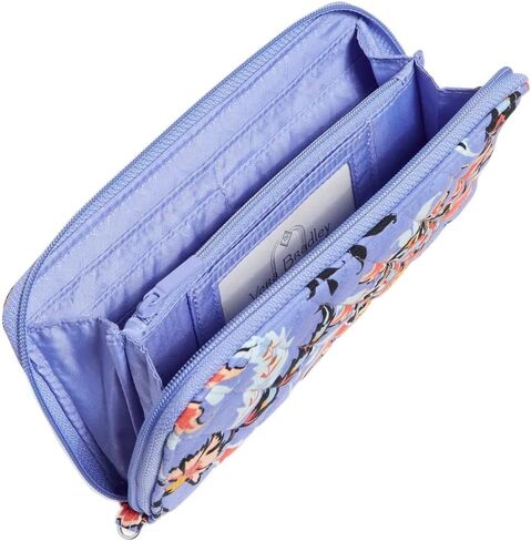 Vera Bradley Icoinic RFID Accordion Wristlet Wallet, Mural Garden in Kuwait