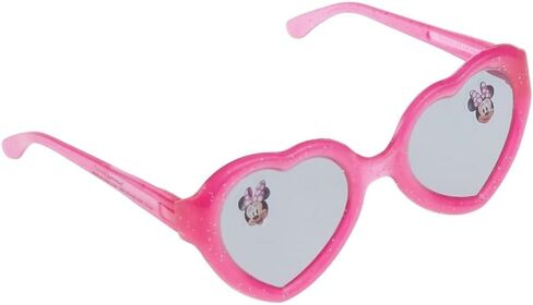 Minnie Mouse Forever Heart-Shaped Design Glasses - 5" x 1.9" x 4.25" (8 Pack) | Assorted Glittery Color Glasses for Kids Party Favors & Giveaways in Kuwait