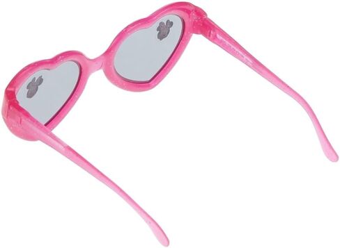 Minnie Mouse Forever Heart-Shaped Design Glasses - 5" x 1.9" x 4.25" (8 Pack) | Assorted Glittery Color Glasses for Kids Party Favors & Giveaways in Kuwait