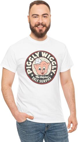 Piggly Wiggly Retro Logo T-Shirt | Vintage Piggly Tee in Kuwait