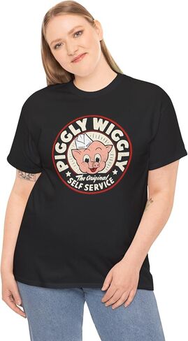 Piggly Wiggly Retro Logo T-Shirt | Vintage Piggly Tee in Kuwait