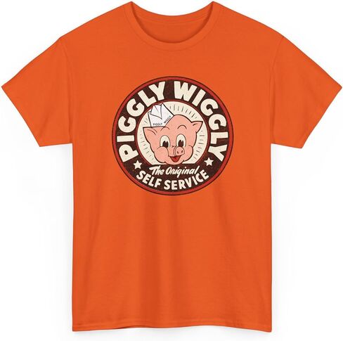 Piggly Wiggly Retro Logo T-Shirt | Vintage Piggly Tee in Kuwait