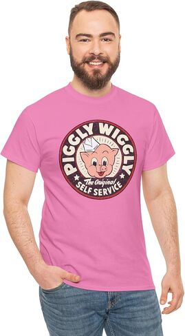 Piggly Wiggly Retro Logo T-Shirt | Vintage Piggly Tee in Kuwait