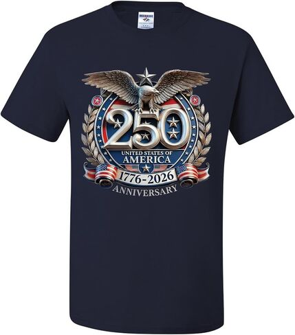 250 USA Eagle 1776-2026 Anniversary T-Shirts in Kuwait