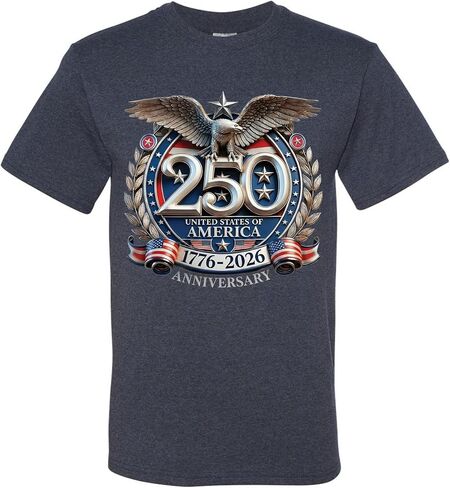 250 USA Eagle 1776-2026 Anniversary T-Shirts in Kuwait