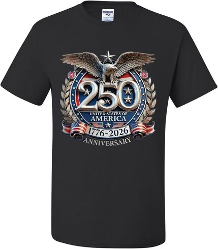 250 USA Eagle 1776-2026 Anniversary T-Shirts in Kuwait