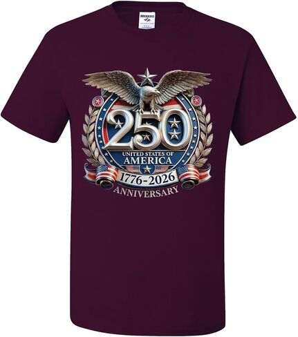 250 USA Eagle 1776-2026 Anniversary T-Shirts in Kuwait