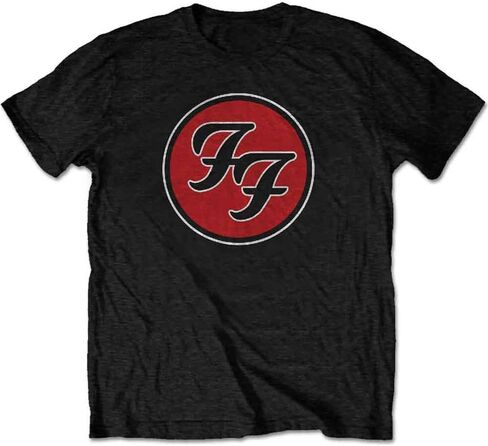 Foo Fighters Classic FF Logo Soft Slimmer Fit T-Shirt Officially Licensed in Saudi Arabia