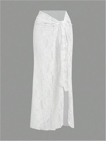 SHENHE Women's Sarong Coverups Bathing Suit Wrap Skirt Sheer Lace Swimsuit Cover Up in Kuwait