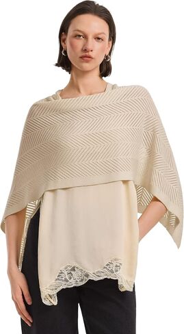 PULI Women Beach Cover Up: Crochet Cropped Poncho Lightweight Knit Pullover Bolero Swimsuit Coverup Summer Vacation Outfits in Saudi Arabia
