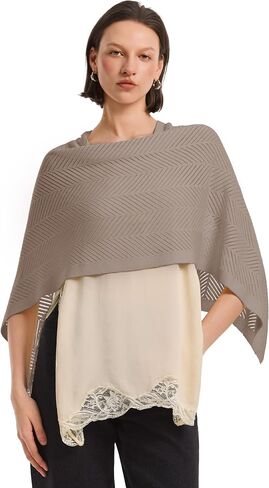 PULI Women Beach Cover Up: Crochet Cropped Poncho Lightweight Knit Pullover Bolero Swimsuit Coverup Summer Vacation Outfits in Saudi Arabia