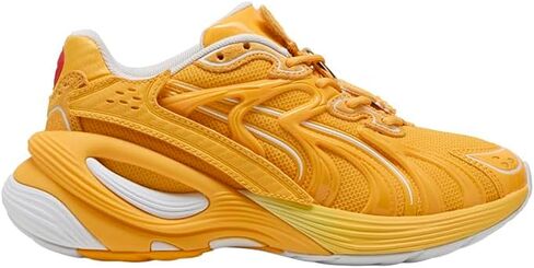 حذاء رياضي PUMA Kids Boys ذو ذيل معكوس برباط كاجوال - أصفر in Kuwait