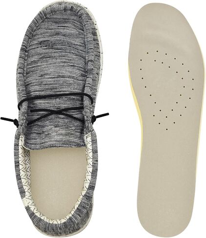 Shoe Insoles for Hey Dude Wally Shoes Replacement, Shoe Inserts for Men, Memory Foam Men Insoles, Footwear Inserts Comfortable & Light-Weight (US M10/EU43) in Saudi Arabia
