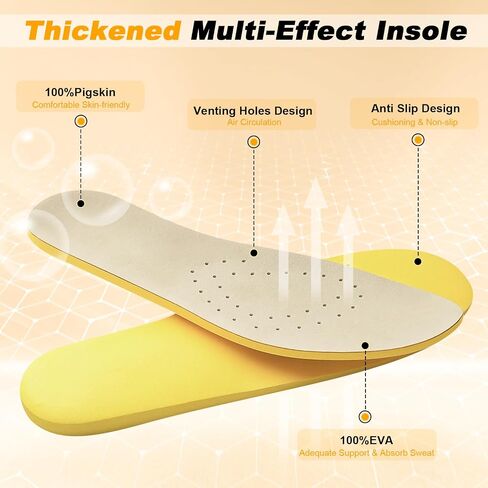 Shoe Insoles for Hey Dude Wally Shoes Replacement, Shoe Inserts for Men, Memory Foam Men Insoles, Footwear Inserts Comfortable & Light-Weight (US M10/EU43) in Saudi Arabia