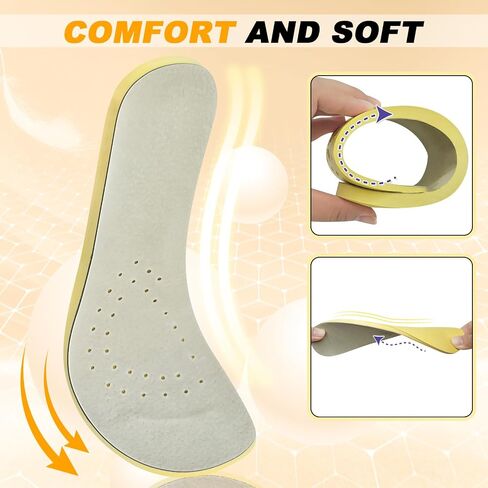Shoe Insoles for Hey Dude Wally Shoes Replacement, Shoe Inserts for Men, Memory Foam Men Insoles, Footwear Inserts Comfortable & Light-Weight (US M10/EU43) in Saudi Arabia