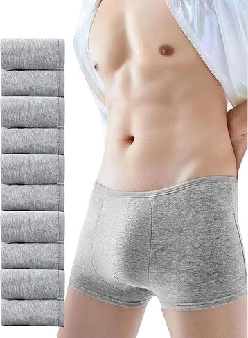 Men's Disposable Cotton Underwear 10 Pack Portable Briefs for Travel Swimming Hotel Spa Business Trip in Saudi Arabia