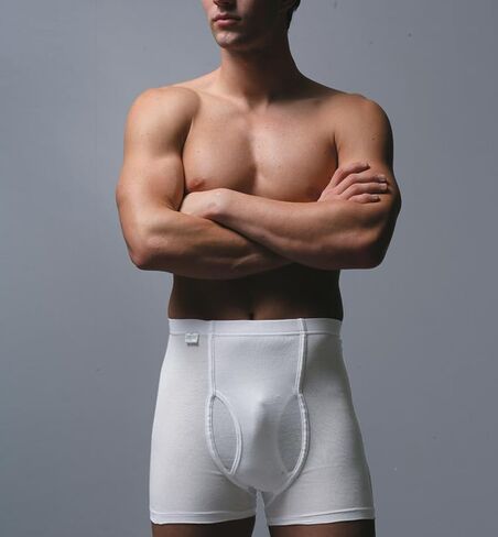 Men's Premium Basic Underwear Brief & Boxer Brief 100% Cotton, White in Saudi Arabia