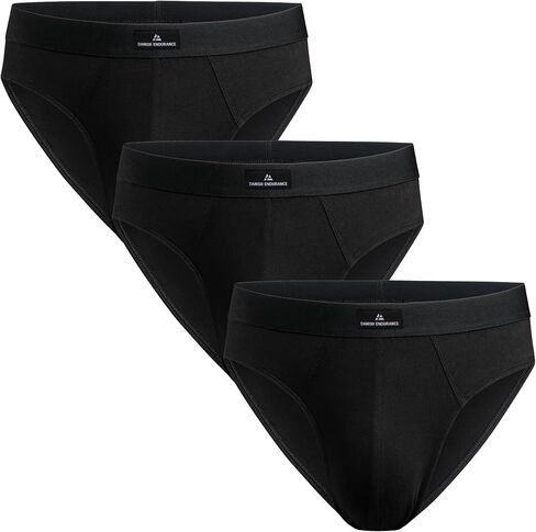 DANISH ENDURANCE Men’s Cotton Briefs, Tag-Free, Comfortable Waistband, 6-Pack in Kuwait
