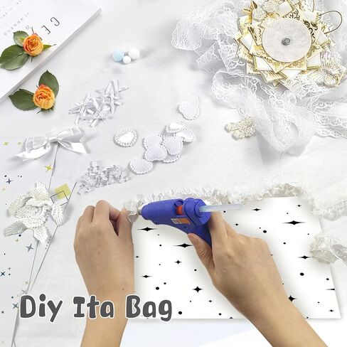 حقائب اليد DIY Ita Bag-Kawaii Ita مع الملحقات، حقيبة رسول Itabag اللطيفة من البولي يوريثان مع 3 حشوات، محفظة دبوس لمحبي Kpop والأنمي | مادة البولي يوريثان in Kuwait