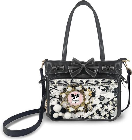حقائب اليد DIY Ita Bag-Kawaii Ita مع الملحقات، حقيبة رسول Itabag اللطيفة من البولي يوريثان مع 3 حشوات، محفظة دبوس لمحبي Kpop والأنمي | مادة البولي يوريثان in Kuwait