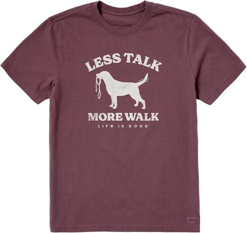الحياة جيدة. تي شيرت رجالي بأكمام قصيرة من Les Talk More Walk in Kuwait