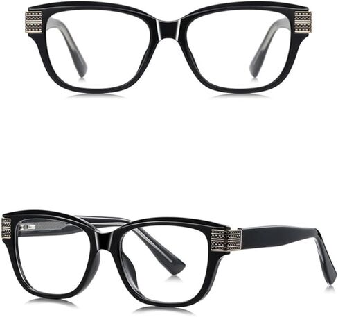 Men Square Glasses Filter Acetate Thick Frame Retro Frame for Women Trendy in Saudi Arabia