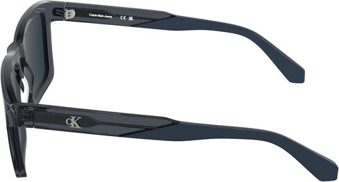 Calvin Klein Jeans Men's Sunglasses CKJ25617S - Transparent Blue with Solid Blue Lens in Kuwait