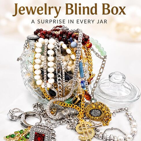 Jewelry Mystery Box for Women, Random Surprise Fashion Jewelry Gift Set in Saudi Arabia