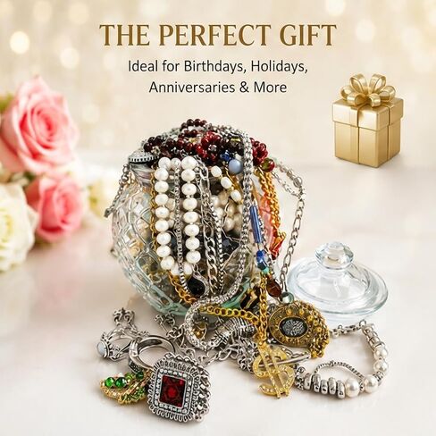 Jewelry Mystery Box for Women, Random Surprise Fashion Jewelry Gift Set in Saudi Arabia