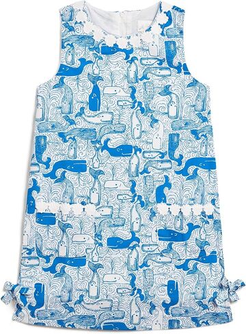 ليلي بوليتزر، البنات، Little Lilly Classic Shift (طفل صغير/طفل صغير/طفل كبير)، Nassau Blue Thar She Blows، 5 Little Kid in Kuwait