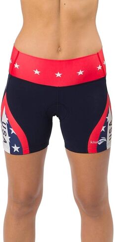 Kiwami Rio Nation USA Women's Tri Shorts - Tri Shorts - Trisuit - Triathlon Shorts Women in Saudi Arabia