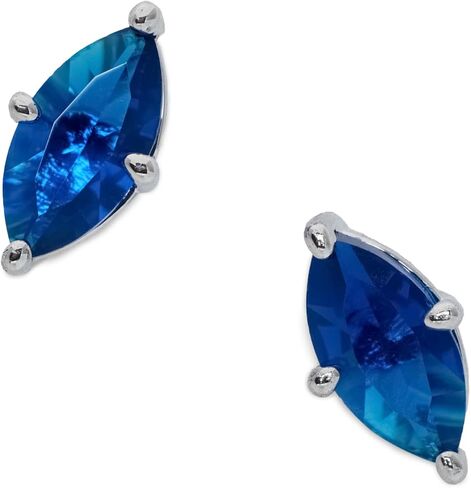 Kate Spade New York Signature Solitaire Studs، ياقوتي/فضي، زجاج، أقراط مرصعة in Kuwait