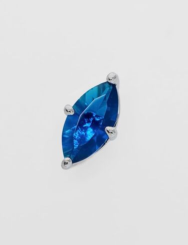 Kate Spade New York Signature Solitaire Studs، ياقوتي/فضي، زجاج، أقراط مرصعة in Kuwait