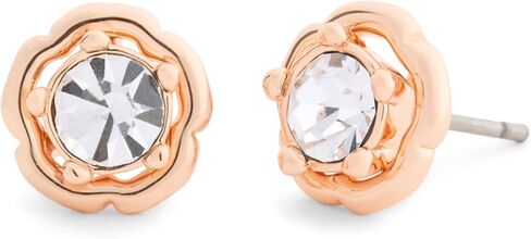 COACH Jewelry Women's Halo Tea Rose Stud Earrings in Saudi Arabia