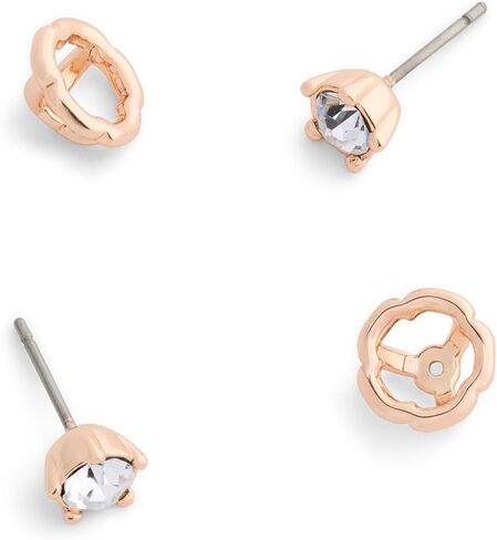 COACH Jewelry Women's Halo Tea Rose Stud Earrings in Saudi Arabia
