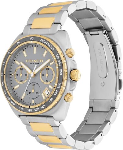 Coach Charter Men's Quartz Chronograph Watch, Stainless Steel Bracelet - Water-Resistant to 3ATM, Modern Minimalist - Gift for Him in Kuwait