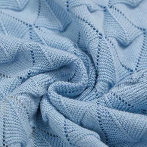 OXKNIT Men's Blue Knitted Polo Shirt, Retro Texture Casual Poloshirt Summer Short Sleeve with Button in Saudi Arabia