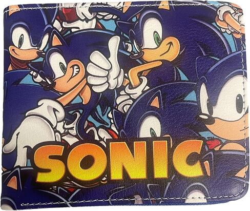 TCB Creations Sonics Cartoon Game Character All Over Print Bi-Fold Wallet in Saudi Arabia