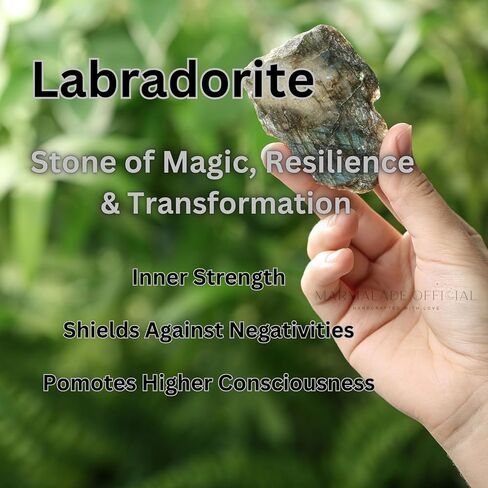 The Star Tarot Card, RESILIENCE, Transformation, Protection, Keychains, Zipper Pulls, Natural Labradorite Crystal, Evil Eye, Spiritual Healing Gifts in Saudi Arabia