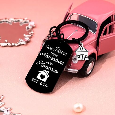 New Home Keychain 2026 House Warming GIfts New Apartment 2026 Housewarming Gift Ideas Housewarming Gift for Women Men Newly House Owner Keychain in Saudi Arabia