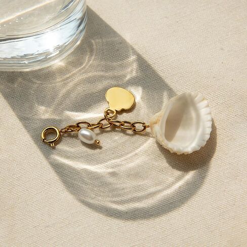 FAMARINE Shell Charm for Necklace Bag Chain Keychain Clasp Clip on Charms Accessories Beach in Kuwait